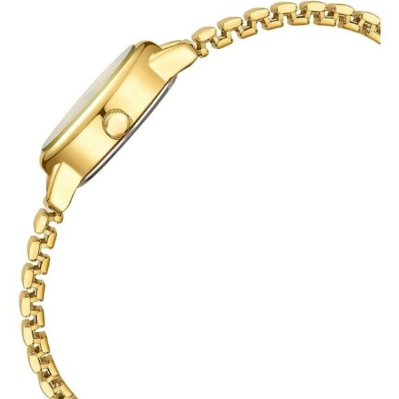 Petite Womens Easy Reader Watch Analog Quartz Stretch Band Water Resistant - Picture 2 of 7